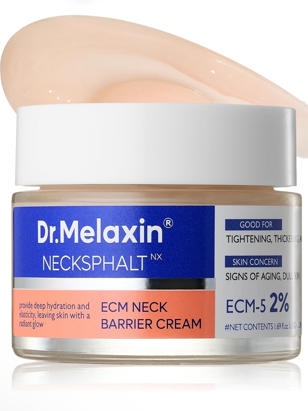 Dr.Melaxin Necksphalt Firming Cream with ECM-5 20,000ppm, Firming & Lifting Neck